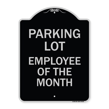 Signmission Employee of the Month Heavy-Gauge Aluminum Architectural Sign, 24" x 18", BS-1824-24105 A-DES-BS-1824-24105